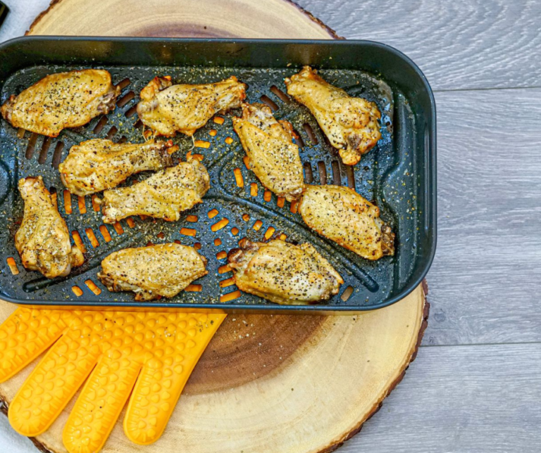 Air Fryer Keto Lemon Pepper Chicken Wings