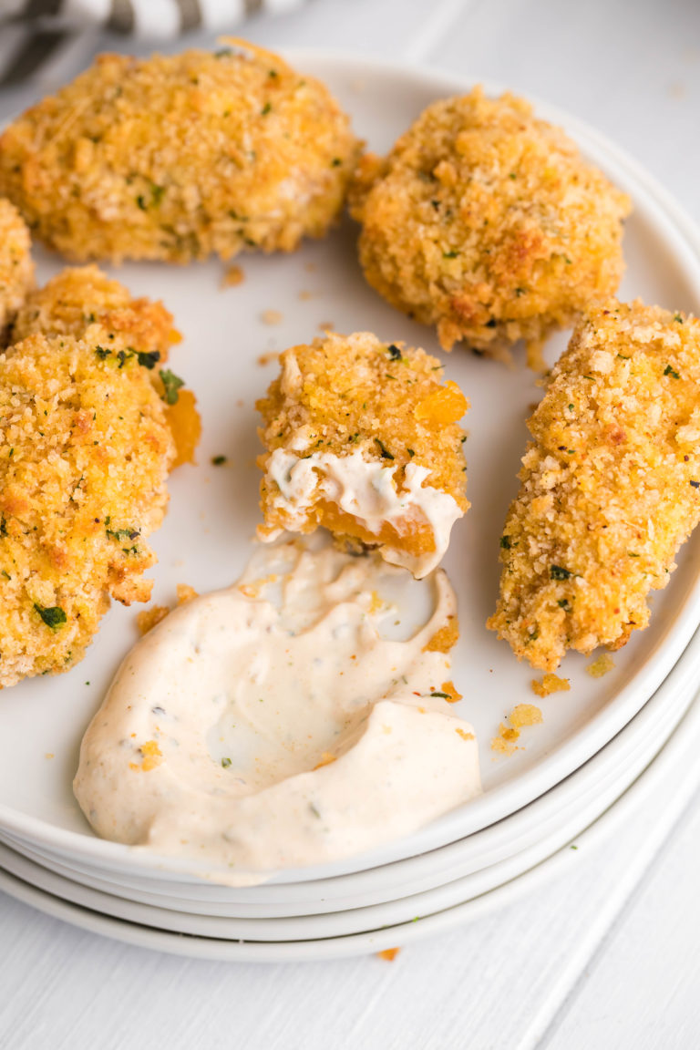 Air Fryer Keto Cheese Curds