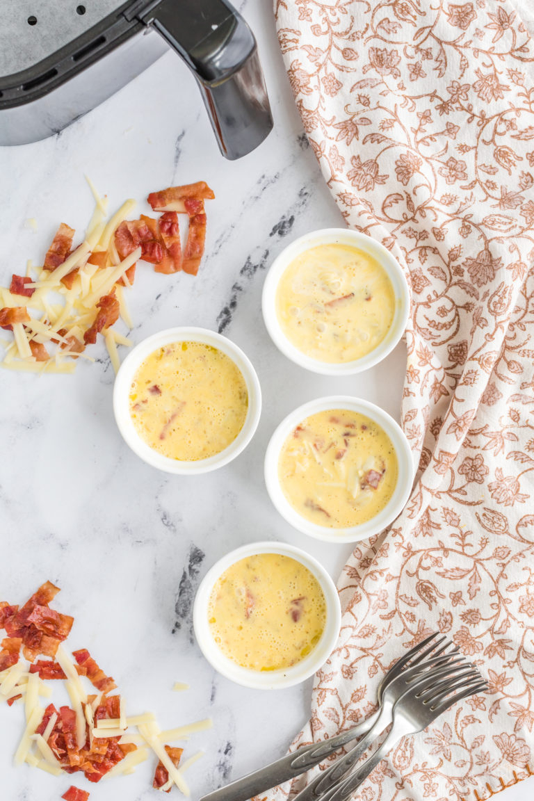 Air Fryer Keto Copycat Starbucks Egg Bites - airfryingketo.com