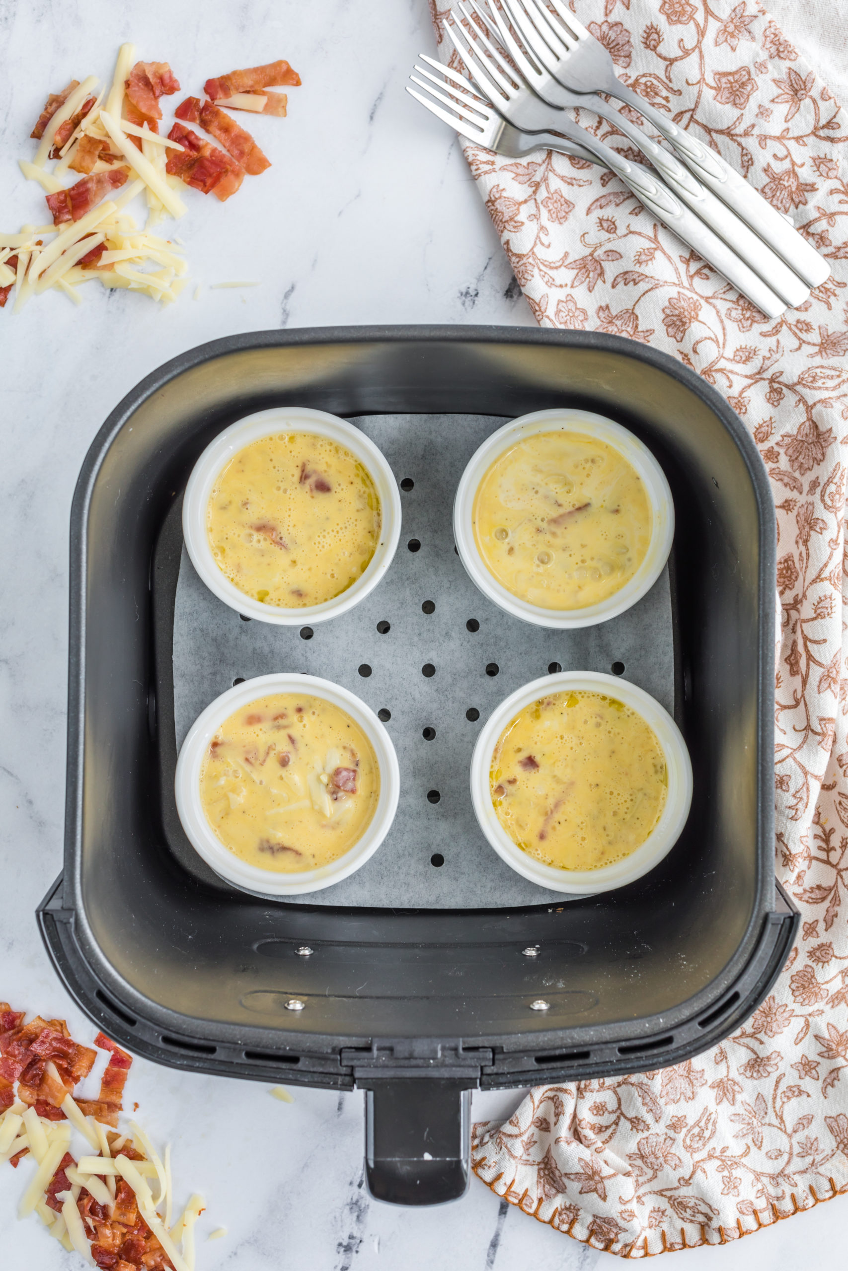 Air Fryer Keto Copycat Starbucks Egg Bites - airfryingketo.com