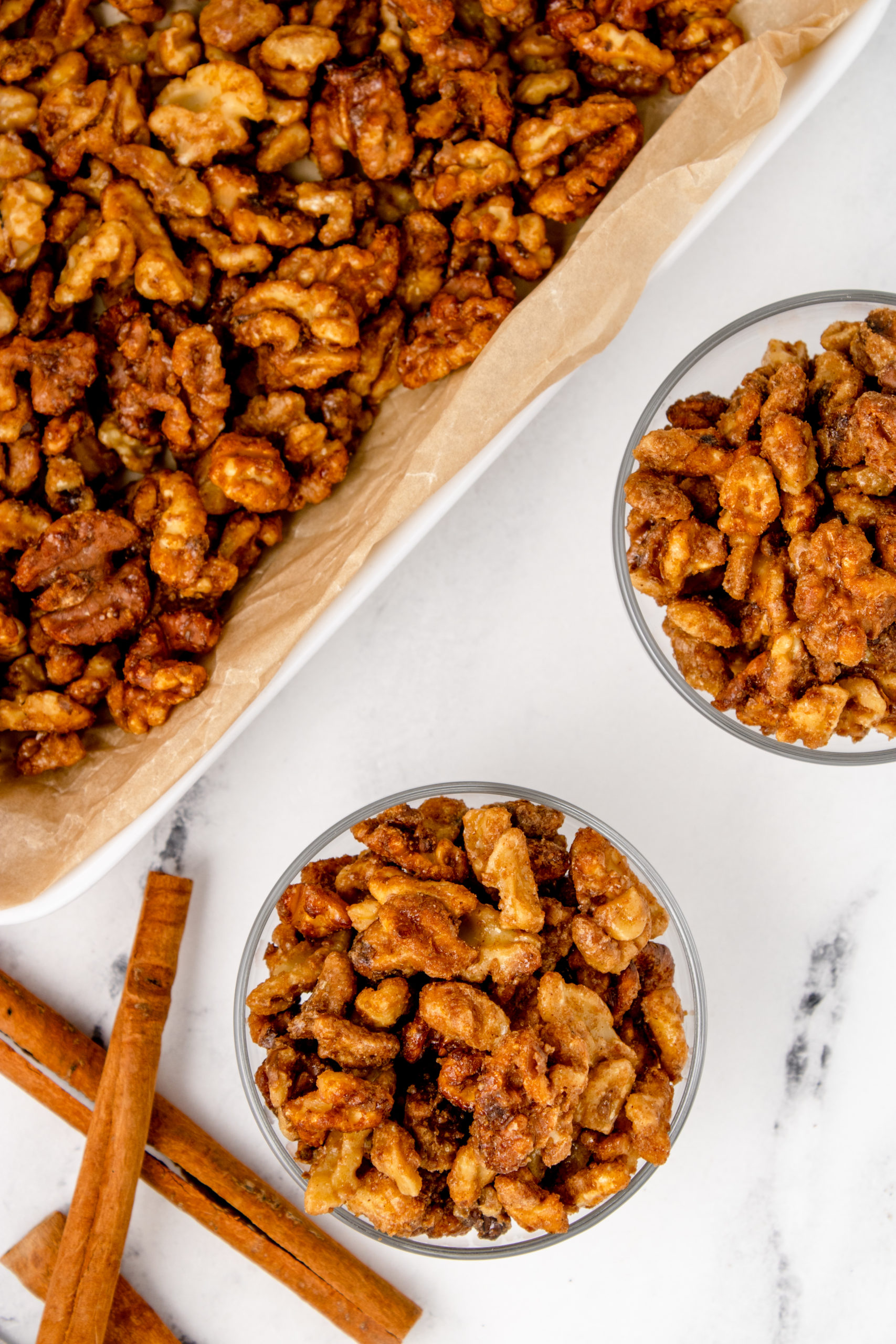 Air Fryer Keto Candied Walnuts
