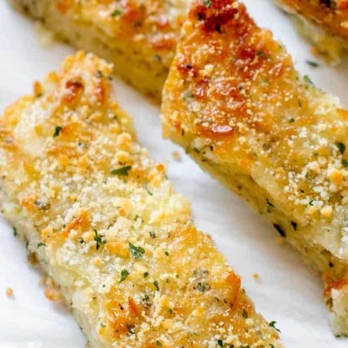 Air Fryer KETO Garlic Cheese Bread -- Looking for a delicious and easy-to-make keto side dish? Look no further than this air fryer garlic cheese bread! Made with just a few simple ingredients, it's perfect for satisfying your cravings for carbs. Best of all, it cooks up in just minutes in your air fryer. So why not give it a try today? You won't be disappointed!