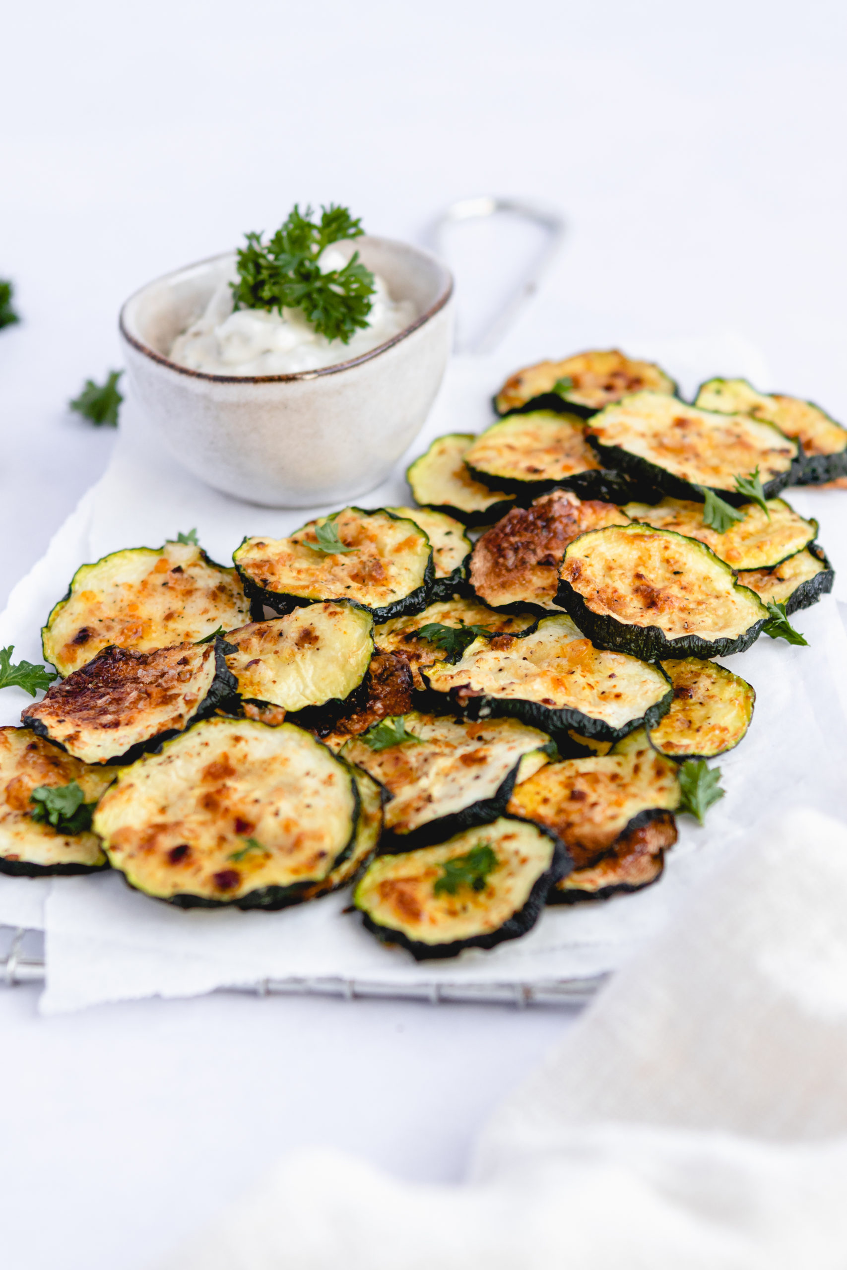 Air Fryer Keto Zucchini Chips