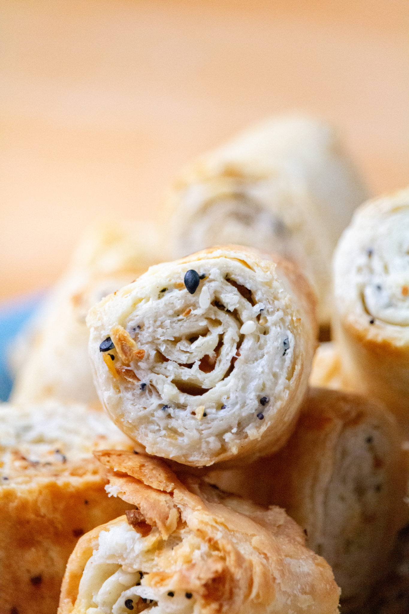 Air Fryer Keto Everything Bagel RollUps