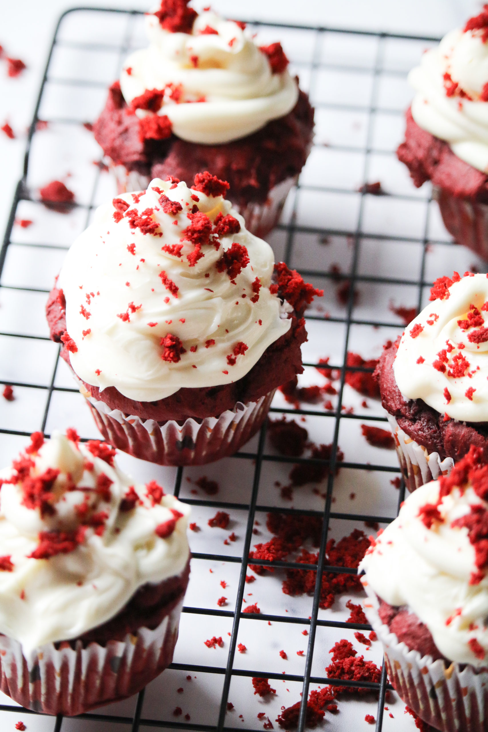 Air Fryer Keto Red Velvet Cupcakes